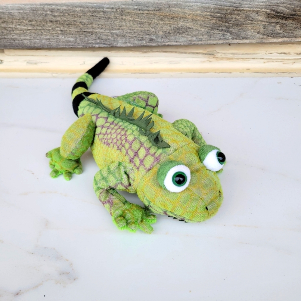 Ganz‎ Webkinz Iguana Plush Chameleon Lizard Green Soft 16" Long
